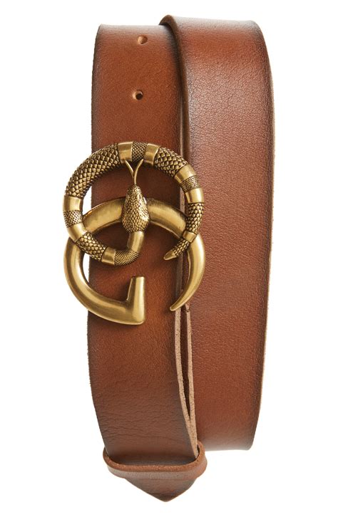 mens gucci brown belt|Gucci belts men's sale.